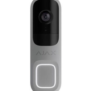 Дверний відеодзвінок Ajax DoorBell зі штучним інтелектом сірий (Україна)