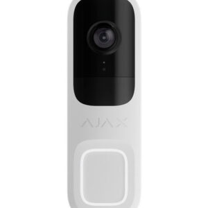 Дверний відеодзвінок Ajax DoorBell зі штучним інтелектом білий (Україна)