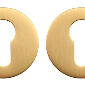 Дверна накладка під циліндр RDA RY 6 мм Monica матове золото (Китай)