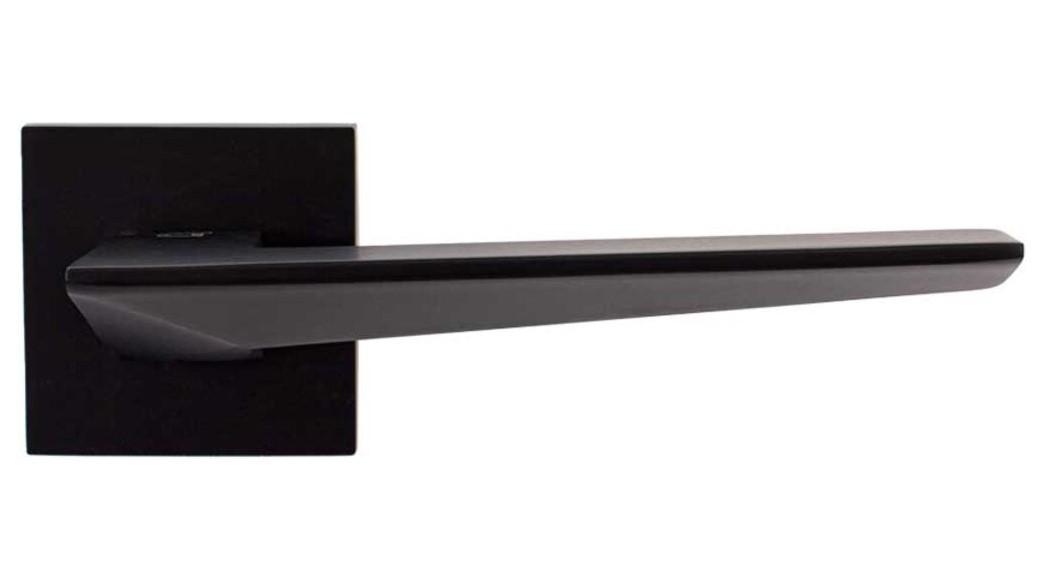 Дверна ручка на розетці Comit Nota R 6 мм чорний матовий (Китай)