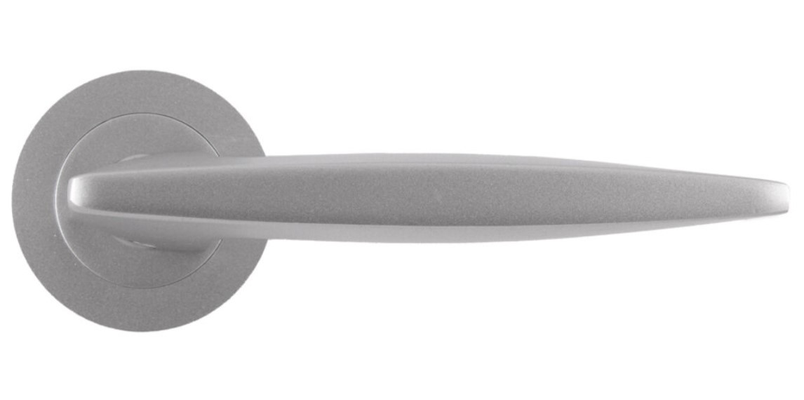 Дверна ручка Comit Solid R хром матовий браш (Китай)