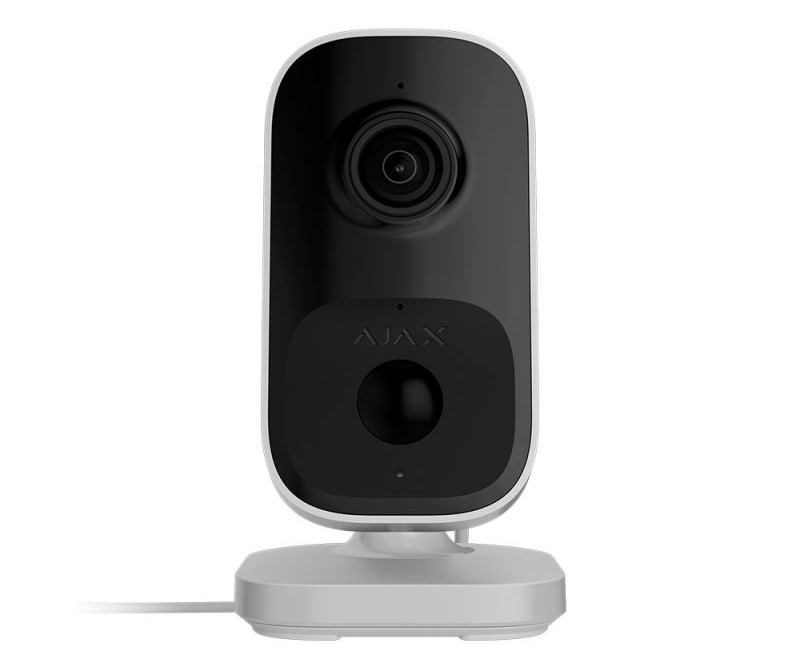 Wi-Fi камера Ajax IndoorCam з ІЧ-датчиком руху та ШІ, білий (Україна)