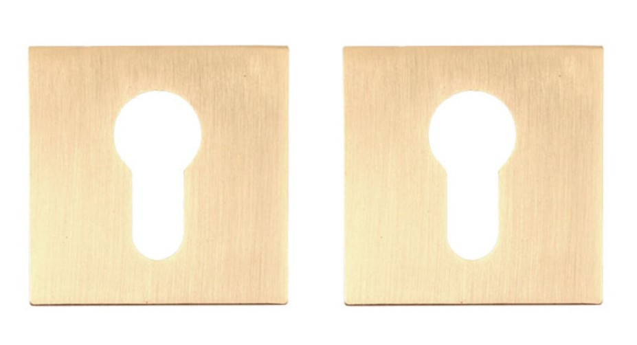 Накладка на циліндр Comit RY 6 мм матове золото (Китай)