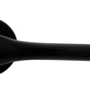 Ручка дверна на розетці Protect Time R матова чорна (Китай)