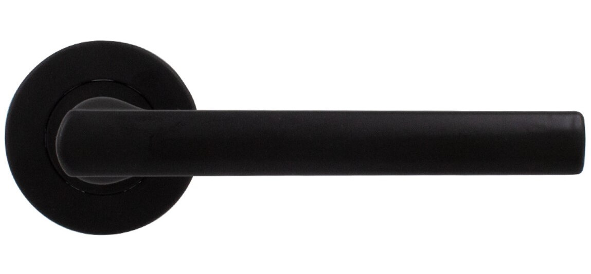 Чорна матова ручка для дверей Protect Open R (Китай)