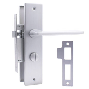 Комплект для міжкімнатних дверей RDA Tecno WC (механізм 1251) хром матовий (Китай)