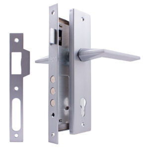 Комплект для міжкімнатних дверей RDA Tecno PZ (замок 745-3RB) хром матовий (Китай)