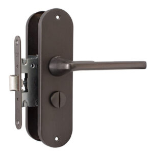 Міжкімнатний комплект ручки та замка RDA Uno WC (механізм 258), титан (Китай)