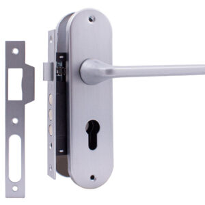 Комплект для міжкімнатних дверей RDA Uno PZ (замок 1025) хром матовий (Китай)