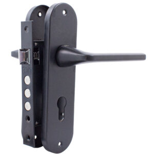 Комплект для міжкімнатних дверей RDA Uno PZ (замок 1025) чорний (Китай)