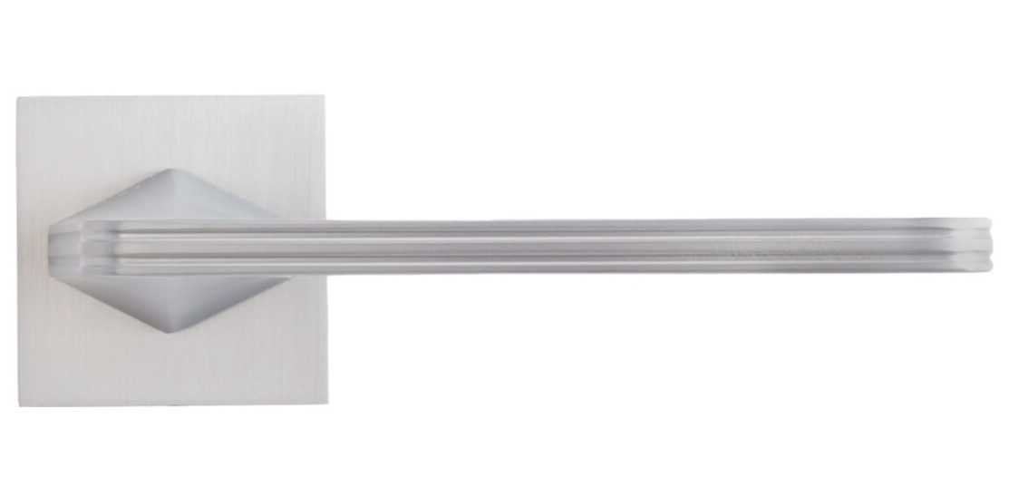 Ручка для дверей RDA Apollo (рож. 6 мм) хром матовий браш (Китай)