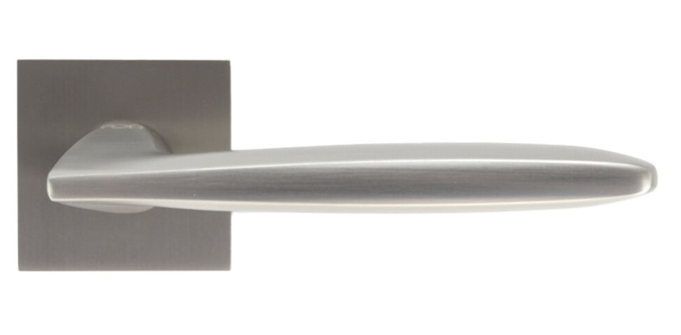 Дверна ручка RDA LINK R (рож. 6 мм) нікель матовий браш (Китай)