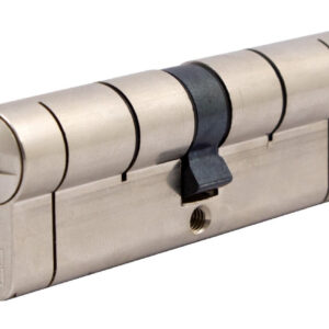 Циліндр дверний Mottura C55 ключ/ключ, 5 ключів нікель матовий (Італія) 102 мм 51x51