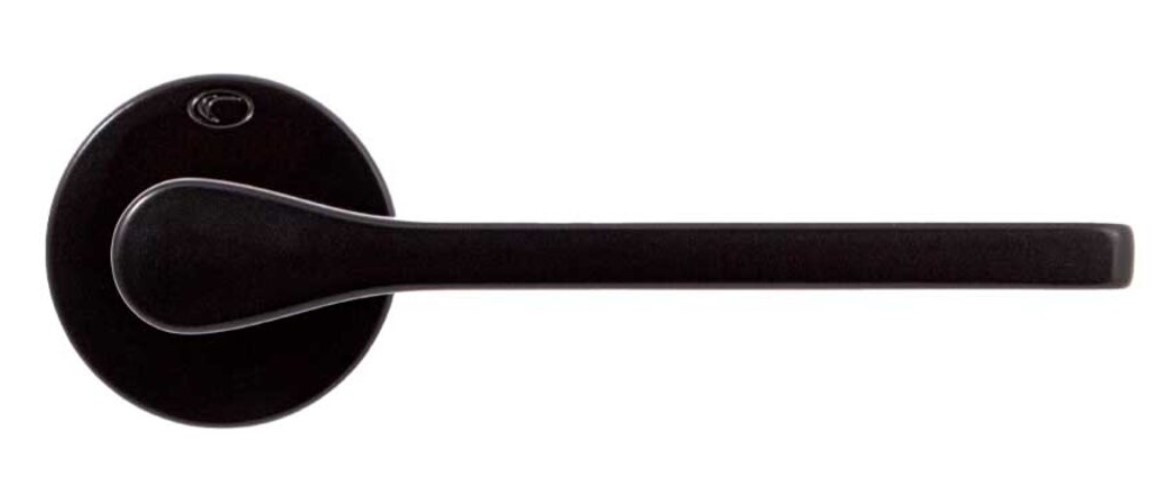 Ручка дверна CONVEX 1515 матовий чорний (Греція)