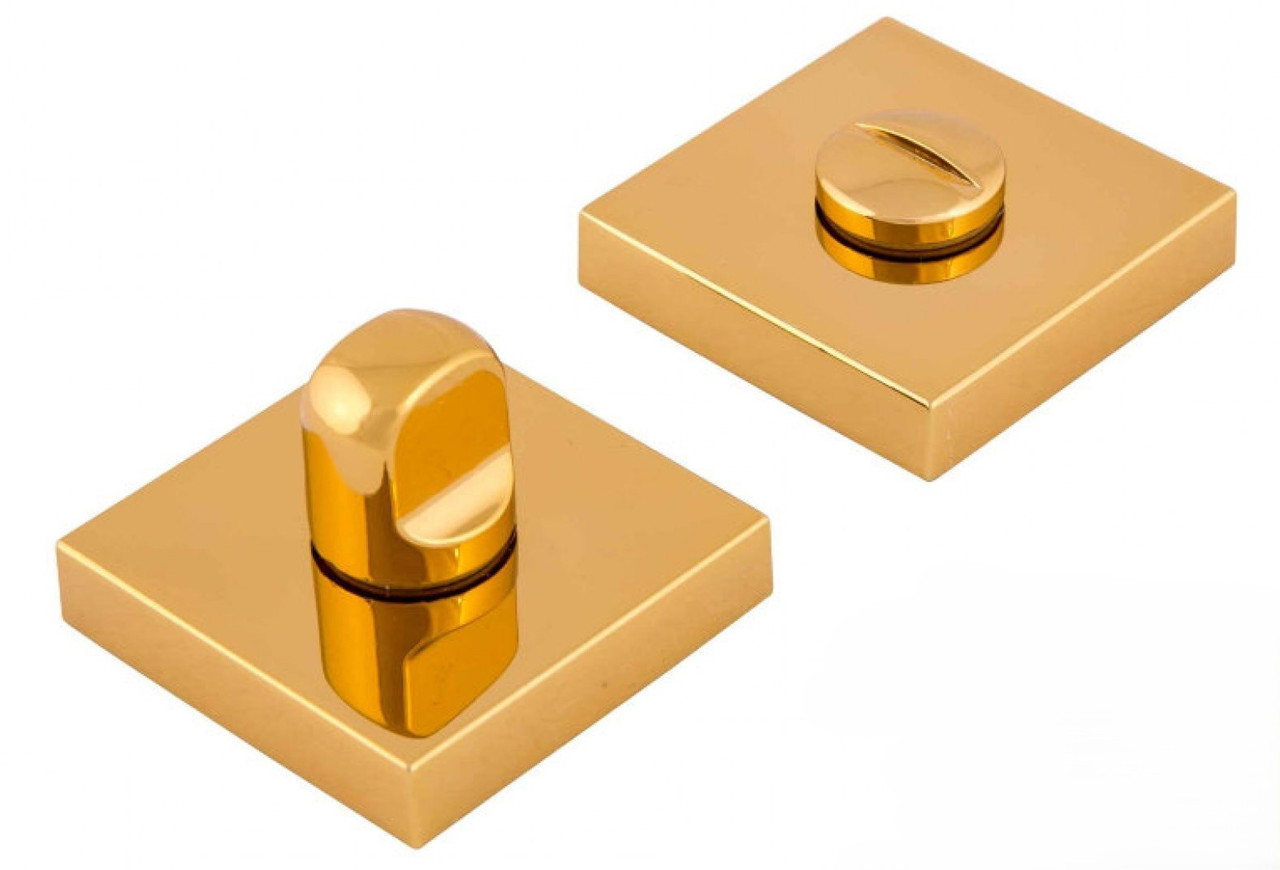 WC фіксатор квадратний Forme золото (Італія)