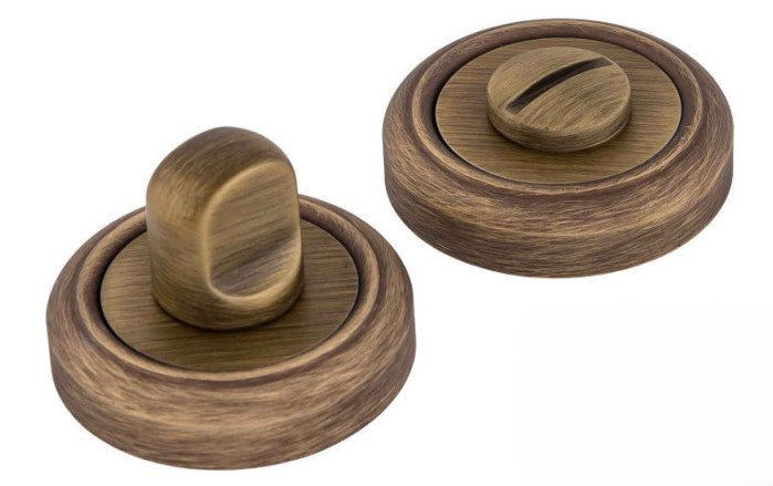 WC фіксатор круглий з кільцем Forme бронза (Італія)