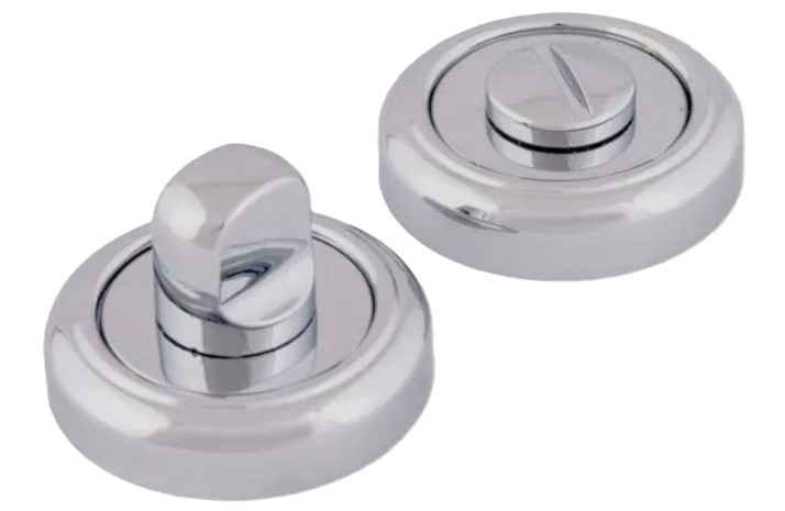 WC-фіксатор Forme, круглий із кільцем, хром матовий (Італія)