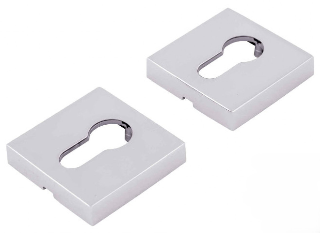 Накладка під циліндр, квадратна розетка Forme хром матовий (Італія)