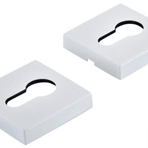 Накладка під циліндр, квадратна розетка Forme матовий білий (Італія)