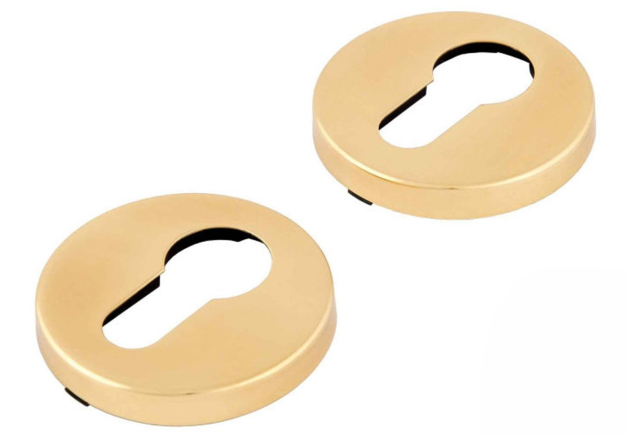 Накладка під циліндр, кругла розетка Forme золото (Італія)