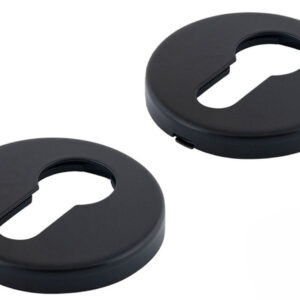 Накладка на циліндр, кругла розетка Forme матовий чорний (Італія)