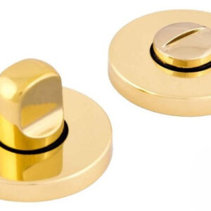 Круглий WC фіксатор Forme золото (Італія)