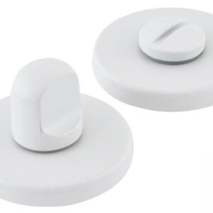 Круглий дверний WC фіксатор Forme білий матовий (Італія)