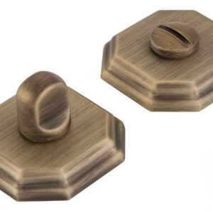 Восьмикутний фіксатор на двері WC Forme бронза (Італія)