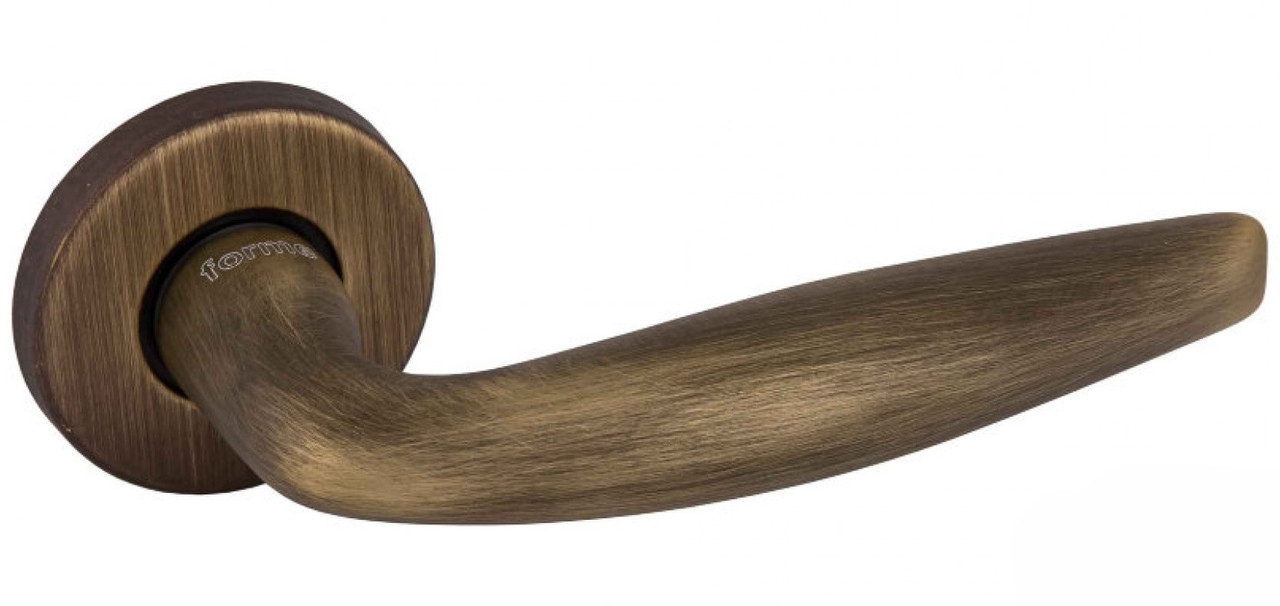 Дверна ручка на круглій основі Forme Element бронза (Італія)