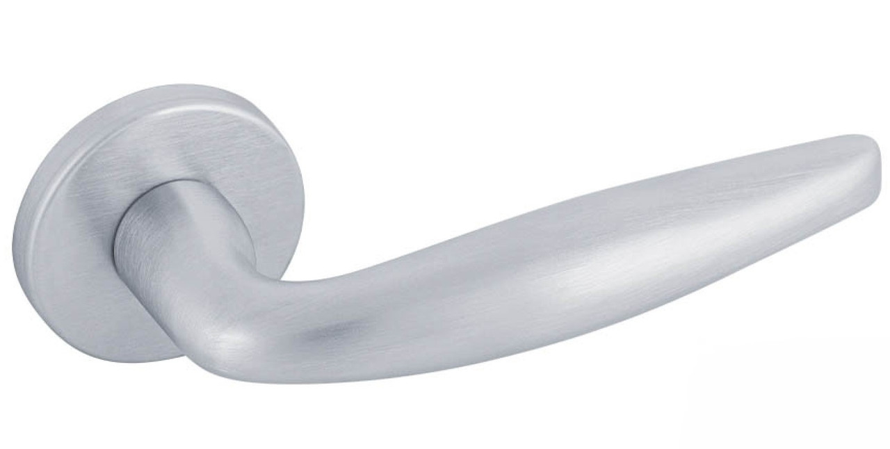 Дверна ручка на круглій розетці Forme Element хром матовий (Італія)