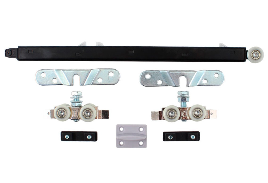 Розсувна система Comit для дерев'яних дверей із подвійним довідником