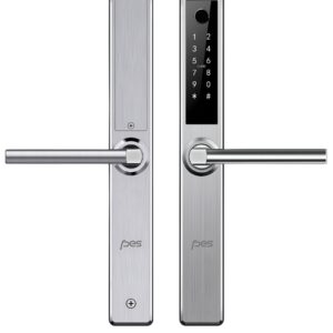 PES Aston сірий смарт замок з нержавіючої сталі