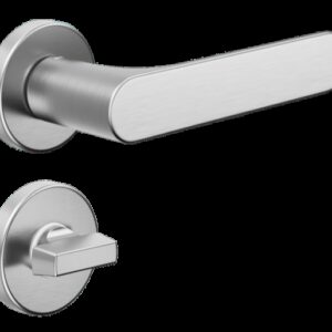 Дверна ручка DND by Martinelli SPOT з фіксатором WC матовий хром (Італія)