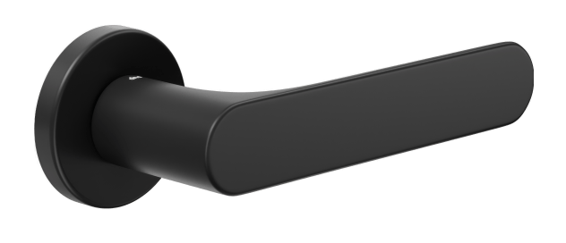 Ручка дверна на розетці DND by Martinelli SPOT чорний (Італія)