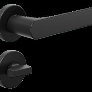 Ручка для дверей DND by Martinelli SPOT з фіксатором WC чорний (Італія)