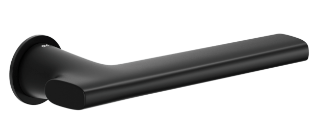 Дверна ручка DND by Martinelli SAN на розетці UNICO чорний (Італія)