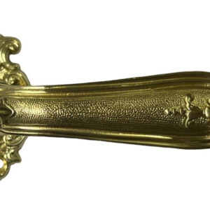 Ручка дверна на розетці Mariani LUIGI XV латунь (Італія)