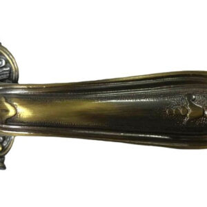 Ручка дверна на розетці Mariani LUIGI XV бронза полірована (Італія)