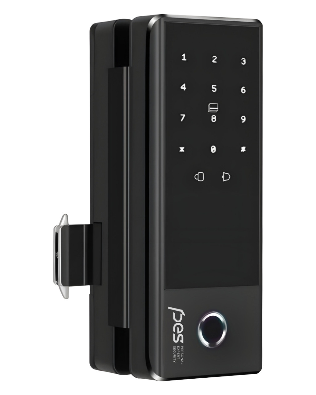 PES Glass біометричний смарт-замок на скляні двері