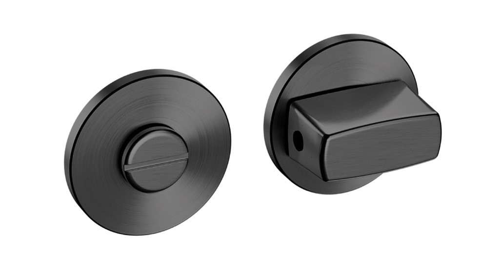 Дверний WC фіксатор JNF WC FREELINE IN.04.116.BA чорний антрацит (Португалія)