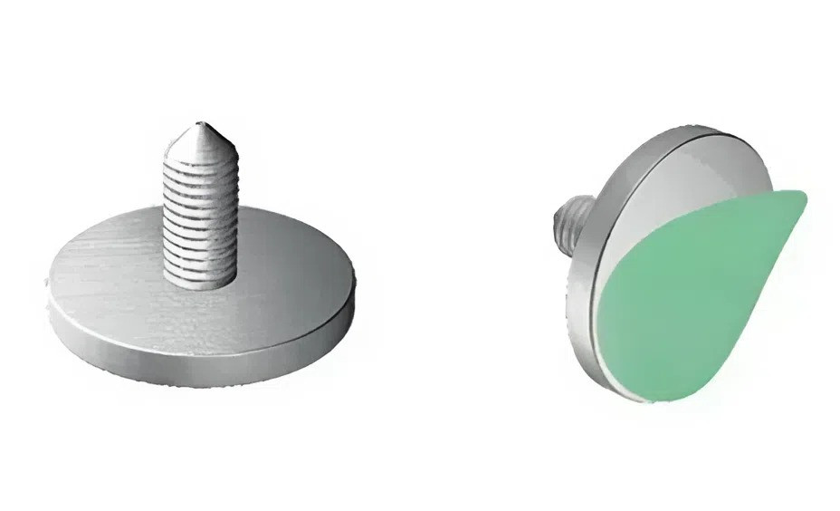 Дверний стопор основа JNF IN.13.BS.30 хром (Португалія)