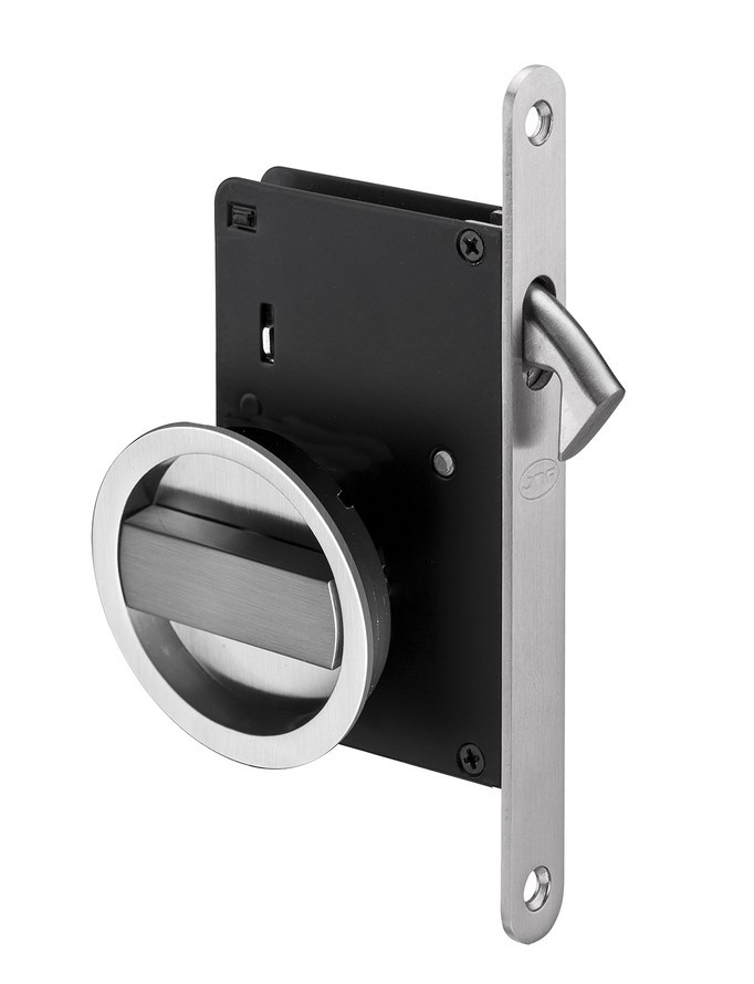 Замок для розсувних дверей JNF 20.937.NS сатин хром (Португалія)