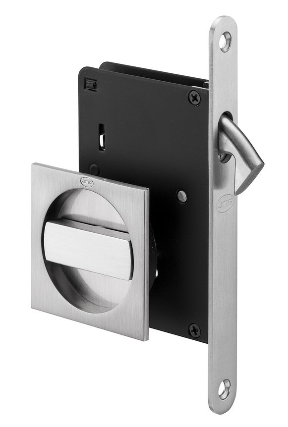 Замок для розсувних дверей JNF 20.938.NS сатин нікель (Португалія)