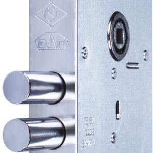 Основний врізний замок (без циліндра) DAF 571-60-RK3MX, хром (Туреччина)