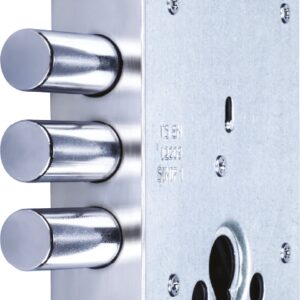 Додатковий врізний замок (без циліндра) DAF 572-60-3MX, хром (Туреччина)