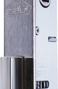 Вузькопрофільний врізний замок DAF 511-30-CRX (без циліндра), хром (Туреччина)