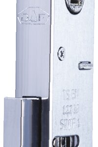 Вузькопрофільний врізний замок DAF 511-35-P (без циліндра), хром (Туреччина)