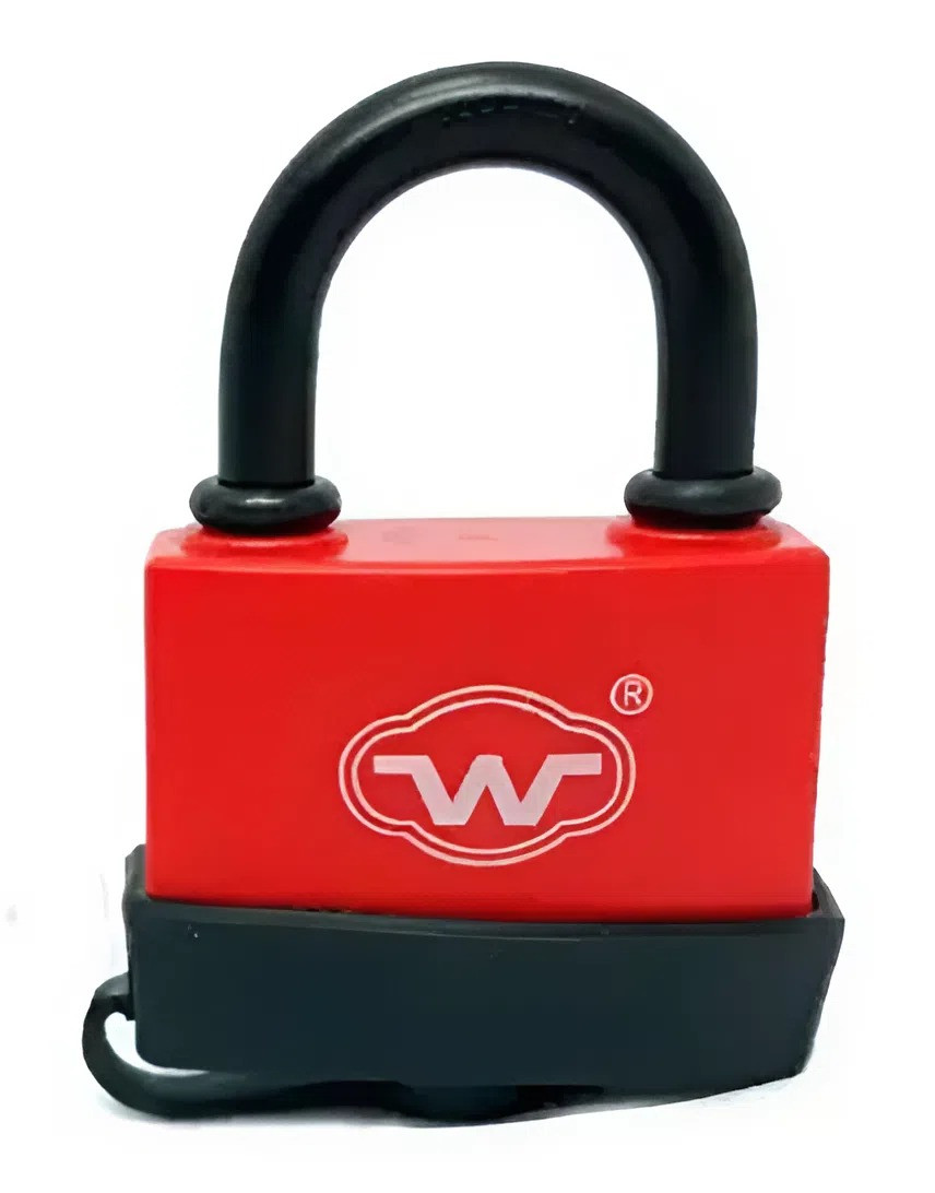 Замок навісний KEDR HG 375, 50 мм, в гумовому чохлі, 3 ключі (Китай)