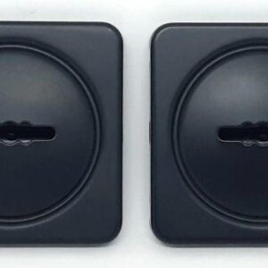 Сувальдна броненакладка CLASS DEF QUADRO BLACK MAT, чорний (Китай)