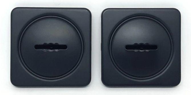 Сувальдна броненакладка CLASS DEF QUADRO BLACK MAT, чорний (Китай)